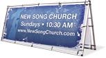 church banner A-Frame