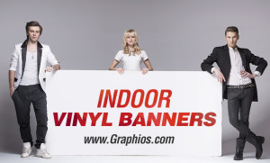 Indoor vinyl banners