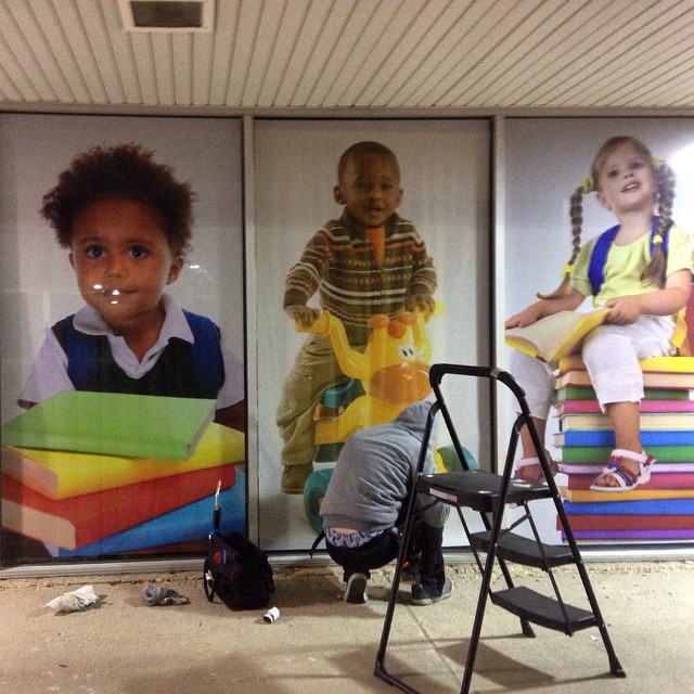 day-care center window graphics