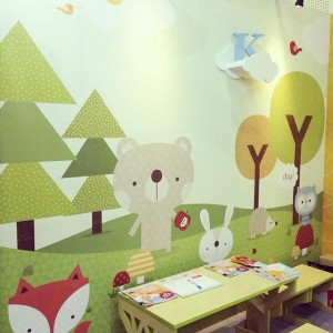 Kids room wallpaper printing